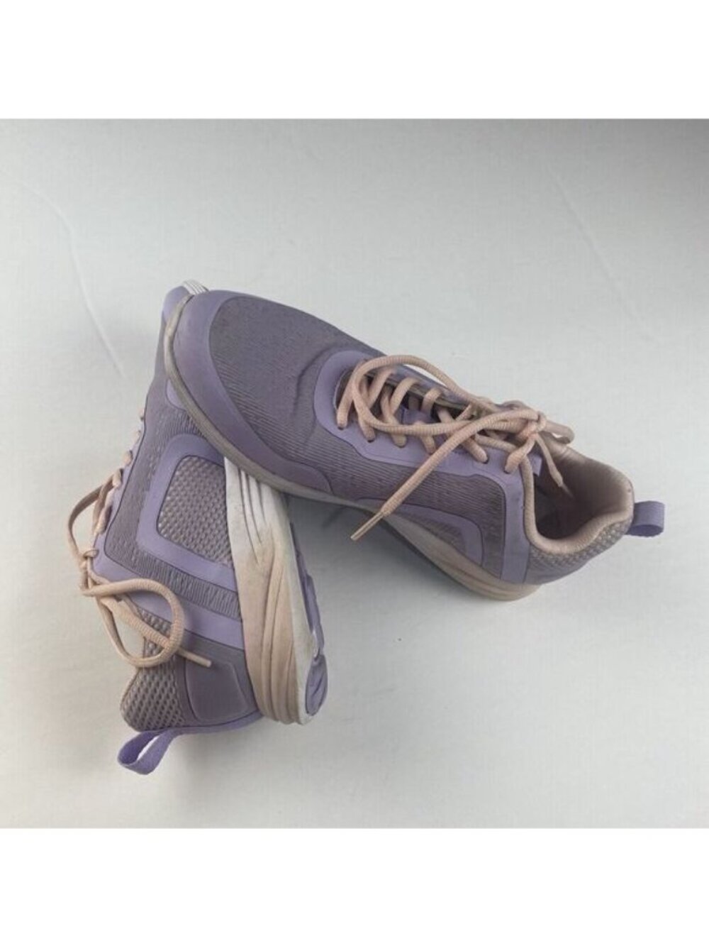 Vionic JoJo Women’s Purple Taupe Mesh Lightweight Lace Up Agile Sneakers Sz 9